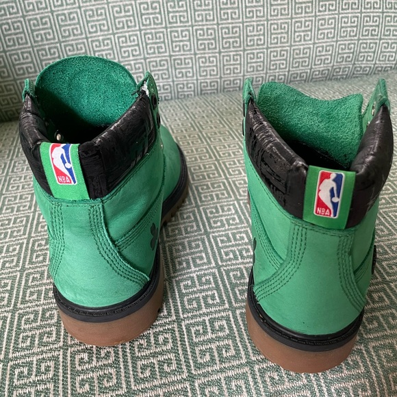 Used Timberland NBA Boots Celtics size 2.5 - Picture 3 of 6